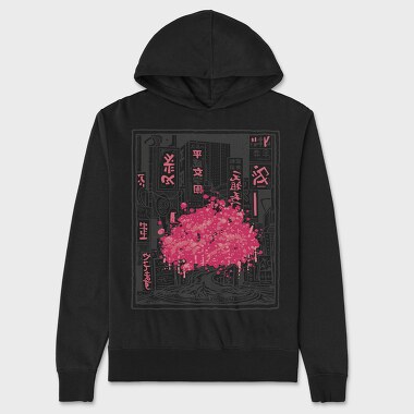 Japan Tree City, Unisex Men's Hoodie