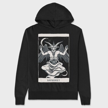 Demon Tarot Card, Unisex Men's Hoodie