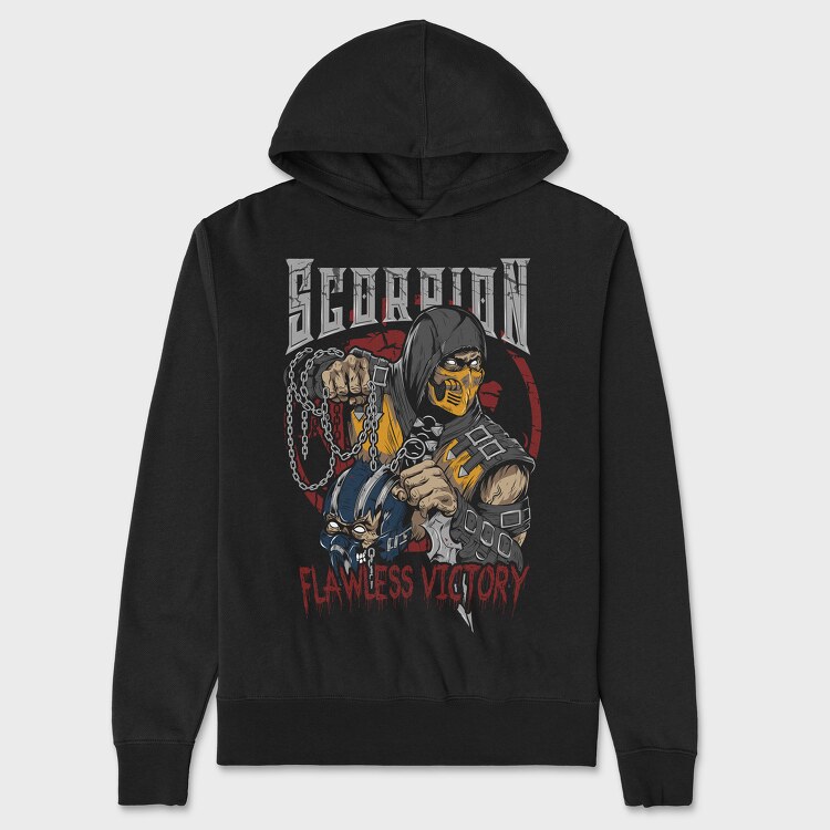 Scorpion Flawless Victory Mortal Kombat, Unisex Men's Hoodie