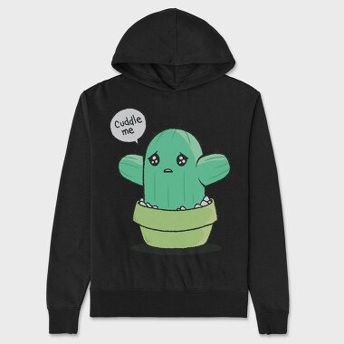 Cuddle Me Cactus, Unisex Men's Hoodie