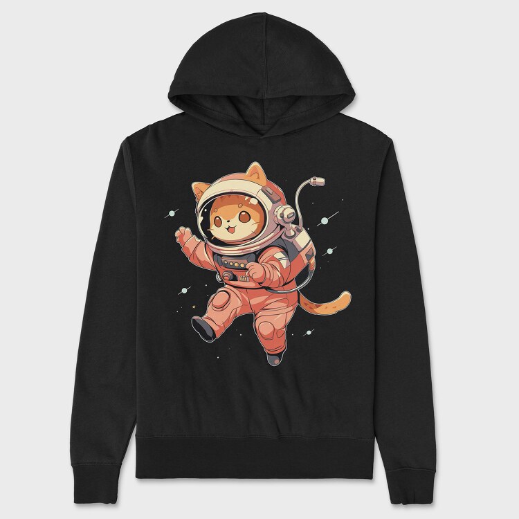 Cute Cat in Space, Унисекс Мъжко Суичър