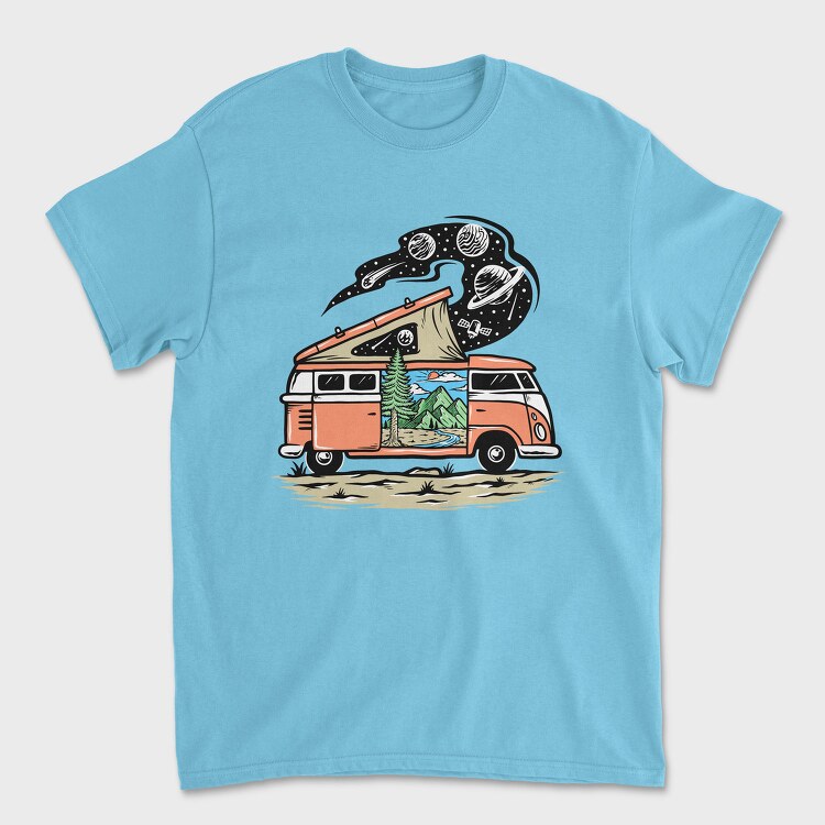 Martian Goes Hawaii, Унисекс Мъжка Тениска