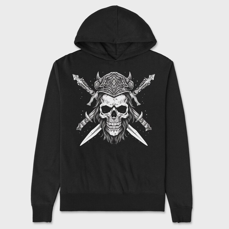 Skull Sword, Unisex Men's Hoodie