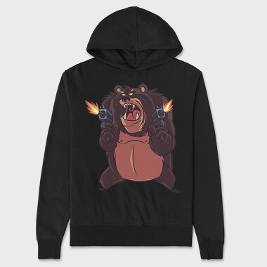 Bear Chuck, Unisex Men's Hoodie