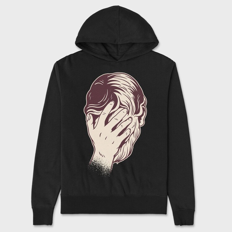 Face Palm, Unisex Men's Hoodie