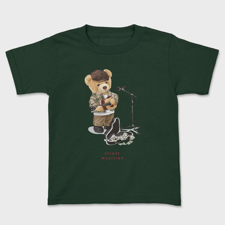 Girl Swinging on a Cassette Tape, Unisex Men's T-Shirt