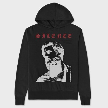 Silence 1, Unisex Men's Hoodie