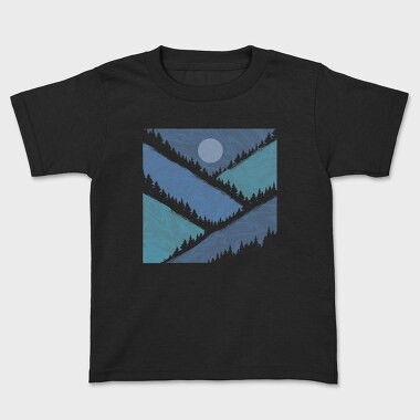 Geometric Mountains, Kids' T-Shirt
