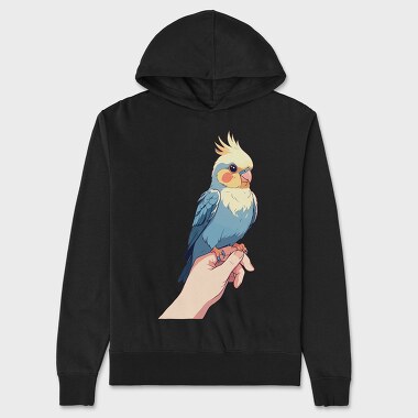 Cockatiel Finger, Unisex Men's Hoodie