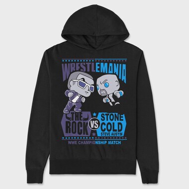 Wrestlemania, Unisex Men's Hoodie