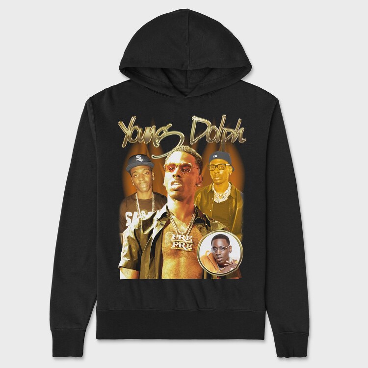 Young Dolph, Unisex Men's Hoodie