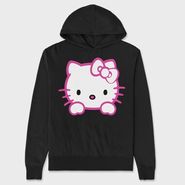 Cartoon Retro Hello Kitty 6, Unisex Men's Hoodie