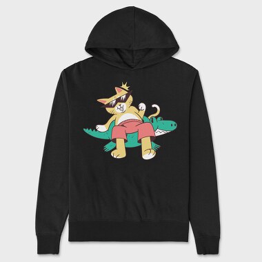 Cat Pool, Unisex Men's Hoodie