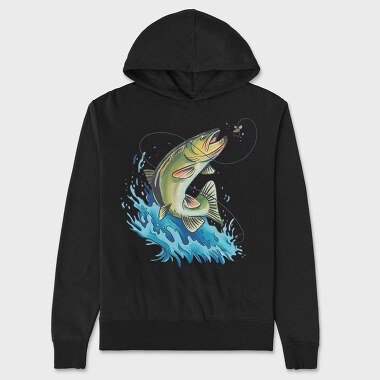 Bass Painting, Unisex Men's Hoodie