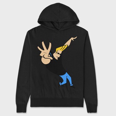 Cartoon Retro Johny Bravo 4, Unisex Men's Hoodie