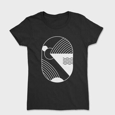 Minimal Geometric 2, Women's T-Shirt
